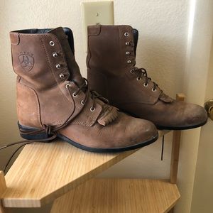 Ariat Lacer Brown Leather Boots
